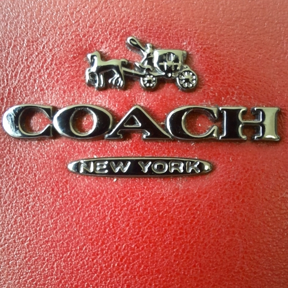 Ltd Ed DISNEY X COACH Mickey Mouse Dark Red Leather Tote Tag Shoulder Bag - Picture 8 of 16